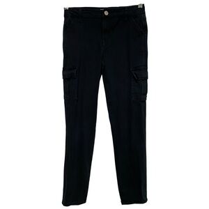 Wallflower Girls Kids Black Cargo Pants Size 12 Adjustable Waist Neutral
